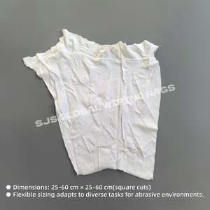 Trapos de Felpa Blancos, Trapos Cortados, Paños de Limpieza de Algodón, Trapos Industriales para Limpiar Máquinas - Product Image 3