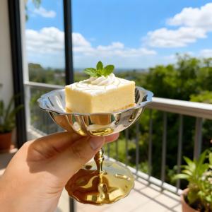 Tazze da budino da Dessert con piedi alti e bassi in acciaio inossidabile 304 di lusso di lusso leggero-ciotole Creative ispirate alle celebrità di Internet - Product Image 2