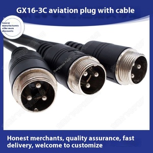 Gx12 Nữ 5 Core Để 4 Core 10Cm Hàng Không Cắm Cáp Mở Rộng Nam/Nữ Đồng Hàng Không Vũ trụ Kết Nối Cho CCTV Máy Ảnh - Product Image 4
