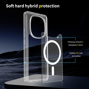 Funda Transparente Magnética Antirrayaduras y Antigolpes para Redmi Note 14 Pro 14 Pro+ con Imán Potente - Product Image 2