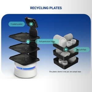 <span class=keywords><strong>Robot</strong></span> de service alimentaire pour hôtel, batterie au lithium <span class=keywords><strong>Tesla</strong></span>, 12h d'autonomie, évitement d'obstacles, charge utile de 30 kg, contrô<span class=keywords><strong>le</strong></span> par application - Product Image 5