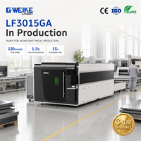 Machine de découpe laser G.weike Fibre 500w 1000W 1500W 3kw 6kw pour métal acier LF3015GA