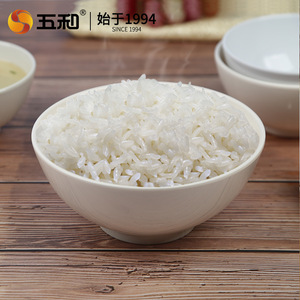 Wuhe Melamine Bowls Imitation Porcelain Rice Bowl Drop Resistant Catering Fast Food Breakfast Shop Wholesale - Product Image 4