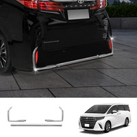 Pour Toyota ALPHARD/VELLFIRE série 40 bande de garniture de pare-chocs arrière ABS accessoires extérieurs pour les Modifications de voiture