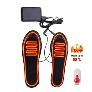 USB beheizte Einlegesohlen Fuß wärme kissen Füße wärmer Socken polster matte Winter Outdoor Sport Heiz schuh Einlegesohlen HA00307