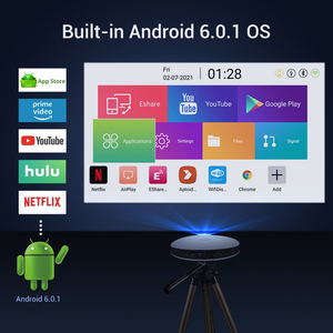 2025 Max D08 Xách Tay 4K Thông Minh Mini DLP Chiếu Cho Rạp Hát Tại Nhà 5G Với Android IOS USB Wifi Chức Năng Nhà Thông Minh Máy Chiếu - Product Image 4