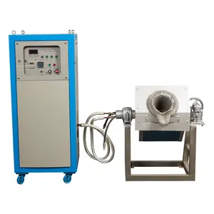 Máquina de aquecimento e fundição de indução crucible de grafite