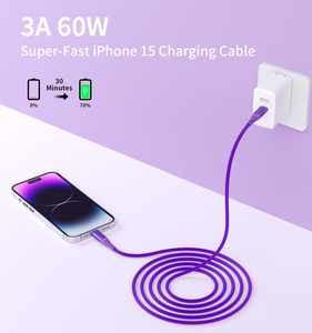 <span class=keywords><strong>Cavo</strong></span> di ricarica dati di tipo C <span class=keywords><strong>cavo</strong></span> USB C ricarica rapida USB per <span class=keywords><strong>cavo</strong></span> caricabatterie <span class=keywords><strong>Iphone</strong></span> 16 - Product Image 4