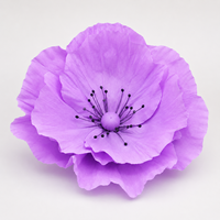Lila Mohnblumen-Kopf Display Riesige Künstliche Papierblume Hochzeits-Event-Dekoration Kommerzielle Blumendekoration Bühnendekoration