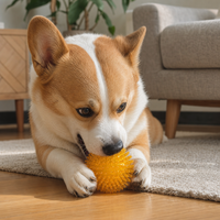 Balle à mâcher interactive pour chien TPR Spiky, style classique et moderne, jouet de nettoyage dentaire, 2 tailles disponibles
