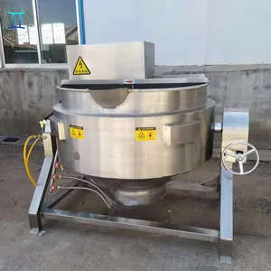Industrial Steam Jacketed Cooking Pot machine Rice Egg Peanut Boiling Machine