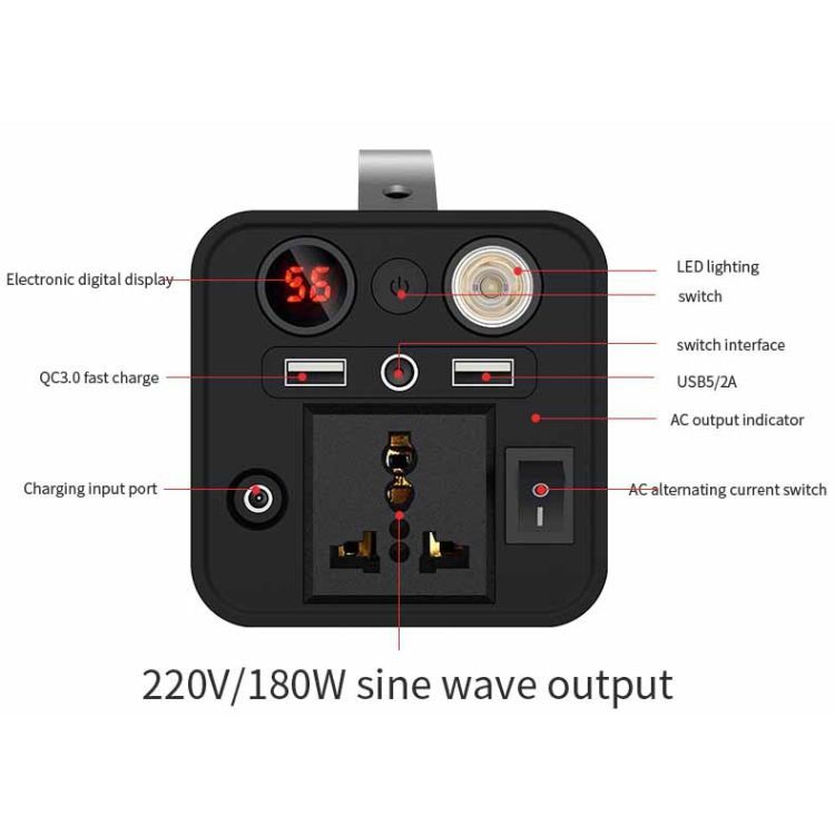 Portable Power Station 300w 110v 220v Mini Solar Generator System Power Station with Solar · image 3