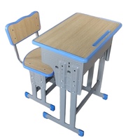 Promotion : Bureaux et chaises de classe modernes en métal réglables avec couleurs personnalisées pour les écoles