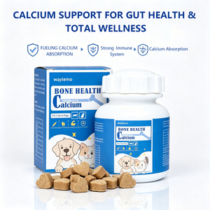 Complément alimentaire en calcium <span class=keywords><strong>pour</strong></span> animaux de compagnie Waylemo, calcium <span class=keywords><strong>pour</strong></span> chiens et chats, santé des os, vitamines avec <span class=keywords><strong>vitamine</strong></span> D3 et C, soutien à la <span class=keywords><strong>croissance</strong></span>, 120 g - Product Image 3