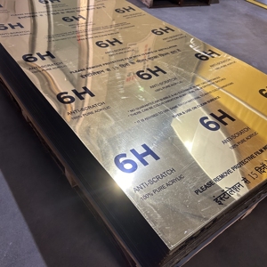 Tuyệt vời Acrylic Vàng gương chống trầy xước tốt PMMA Vàng Acrylic Laminate 1.5mm chống trầy xước tấm - Product Image 2