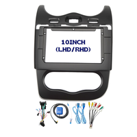Accessoire de voiture en gros 10.1 "panneau de façade d'autoradio pour Renault Sandero 2009-2013 cadre de lecteur multimédia panneau de kit Dah de voiture