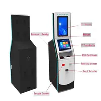 Étiquettes de bagages/bagages avec lecteur de passeport, billet d'entrée et de sortie automatique, pour hôtel,