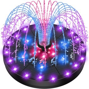 Fuente flotante <span class=keywords><strong>de</strong></span> colores con energía Solar, Panel Solar, <span class=keywords><strong>fuentes</strong></span> <span class=keywords><strong>de</strong></span> <span class=keywords><strong>agua</strong></span> <span class=keywords><strong>para</strong></span> <span class=keywords><strong>jardín</strong></span> con batería, luces Led <span class=keywords><strong>para</strong></span> paisaje <span class=keywords><strong>de</strong></span> piscina - Product Image 1