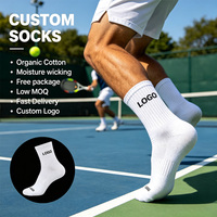 Chaussettes personnalisées avec logo, design tendance, chaussettes de sport en tricot pour hommes, chaussettes de marque neuves, design East, jacquard en coton, chaussettes personnalisées
