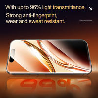 Protection d'écran en verre trempé HD anti-espion haute performance en aluminium pour iPhone 18 17 16 15 14 13 12 11 XR