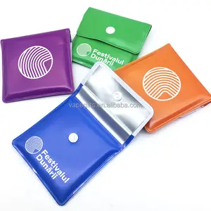 Custom Print Eco-friendly Outdoor Mini Pouch Soft Pocket Ashtray For Gifts