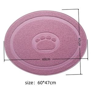 Tappetino in PVC per <span class=keywords><strong>Gatti</strong></span> Stile Cartone Animato, Tappetino in Plastica con Motivo Solido per Animali Domestici, Tappetino per Porta e Toilette per <span class=keywords><strong>Gatti</strong></span> e Cani - Product Image 6