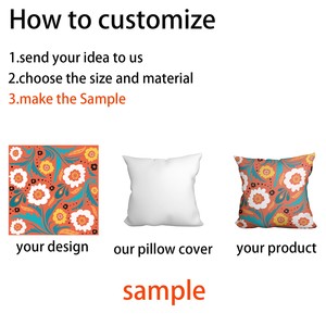 Funda de Almohada Personalizada con Textura de Piel de Durazno, Impresión por Sublimación a una Cara con Cierre, Decoración Suave para el Hogar, para Sofá de Sala de Estar - Product Image 5
