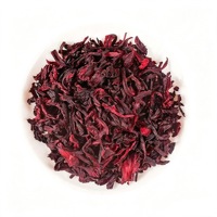 Fleurs d'hibiscus roselle séchées 100 % naturelles, en vrac, pour tisane, conditionnement en bouteille de 500 g – Vente chaude, directement de l'usine