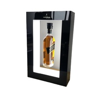 Pantalla de iluminación de levitación magnética de botella flotante de vodka personalizada