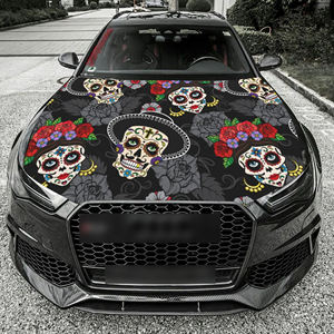 Funda para Capó <span class=keywords><strong>de</strong></span> Coche <span class=keywords><strong>de</strong></span> 35 Pies con Diseño del Día <span class=keywords><strong>de</strong></span> los Muertos Mexicano, Bandera para Motor Delantero en Material <span class=keywords><strong>de</strong></span> Poliéster - Product Image 2