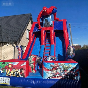 <span class=keywords><strong>Château</strong></span> gonflable à thème Spider-Man Marvel pour l'extérieur, toboggan gonflable, <span class=keywords><strong>fort</strong></span> gonflable, version sur mesure - Product Image 4