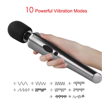 2026 Neu 10-Gang Sexy Massage Persönlicher Wiederaufladbarer Wasserdichter Handmassagestab Vibrator Sexspielzeug für Frauen