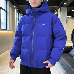 Abrigo cálido de invierno con capucha impermeable doble cremallera pareja bolsillo chaquetas de plumón Unisex - Product Image 5