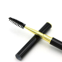 Brosse de nettoyage double tête pour extensions de cils, brosse de lavage pour shampoing et nettoyage des cils, nettoyant pour cils