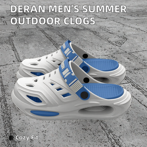 Deran OEM <span class=keywords><strong>Sabots</strong></span> montants pour hommes, plateforme d'été, sandales de plage perforées tendance pour intérieur et extérieur, pantoufles de <span class=keywords><strong>jardin</strong></span> Baotou décontractées - Product Image 2