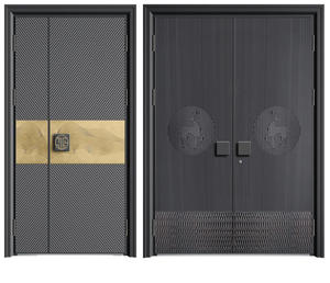 <span class=keywords><strong>Carmen</strong></span> Villa Porte de sécurité intérieure Double porte en aluminium moulé de haute qualité Coulissante latérale étanche Design moderne Classe finie - Product Image 1