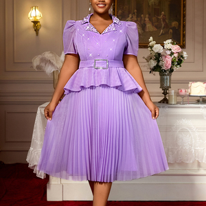 lilac formal dresses plus size Plus-Size Long A-Line Prom Dress with Sequin Bodice Mocha Gold / 18 main image 1