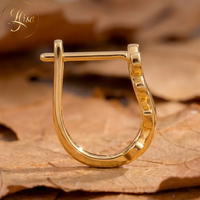 Boucles d'oreilles créoles en diamant rond cultivé en laboratoire certifié IGI, personnalisables en or 10K, 14K, 18K ou argent sterling 925, bijoux CVD HPHT pour femmes