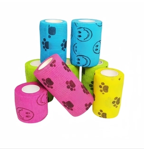 Veterinaria fasciatura autoadesiva fasciatura Vet involucro Non tessuto coesivo fasciatura <span class=keywords><strong>per</strong></span> <span class=keywords><strong>tatuaggio</strong></span> nastro adesivo elastico bendaggio - Product Image 2