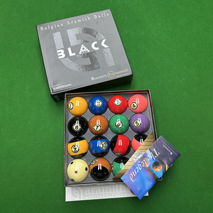 Oferta Especial: Juego <span class=keywords><strong>de</strong></span> 16 <span class=keywords><strong>Bolas</strong></span> <span class=keywords><strong>de</strong></span> <span class=keywords><strong>Billar</strong></span> <span class=keywords><strong>de</strong></span> Resina Fenólica <span class=keywords><strong>de</strong></span> 2-1/4 Pulgadas, Resistentes a Impactos, Tamaño Reglamentario, Marca <span class=keywords><strong>Aramith</strong></span>, para Torneos - Product Image 1