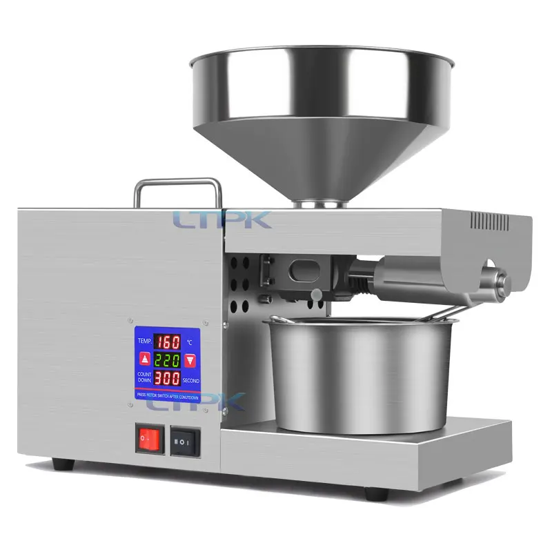 LT-K38 Oil Maker Thermal control Stainless Steel Automatic Home/Commercial peanut Oil Press Machine price