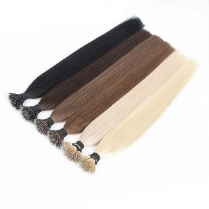 Mô hình mới 12A Nga 100 Keratin phần mở rộng Remy k tip phần mở rộng tóc con người tóc phẳng tip phần mở rộng tóc - Product Image 4