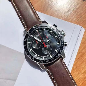 Tssot siyah şövalye moda spor paslanmaz çelik deri saat kayışı Pointer ETA hareketi 10 Bar su geçirmez kuvars - Product Image 6