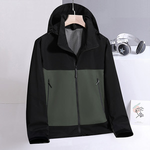 DuPont Teflon Hooded <b>Waterproof</b> <b>Jacket</b> With Seam Sealing Military Green Windproof Winter Workwear - Product Image 2