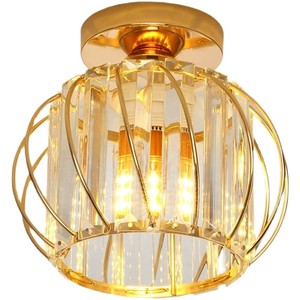 Modern <b>Crystal</b> <b>Ceiling</b> <b>Light</b> <b>LED</b> Recessed Multi Head Chandelier For Hallway Bedroom Restaurant - Product Image 5