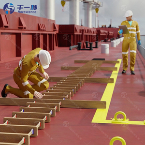 Escalera de Piloto de Madera Marina de Alta Calidad, Aprobada por CCS, de 9 Metros, con Peldaños de Goma para Embarque y Operaciones de Rescate - Product Image 6
