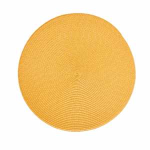 Minimalist Solid-color Plastic PP Placemat Woven Heat-resistant coaster Anti-scald Hotel <b>Table</b> Mat Custom Label - Product Image 5