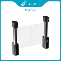 Tourniquet de sécurité durable, moderne et personnalisable avec reconnaissance biométrique et carte IC pour hôtels, restaurants et lieux événementiels