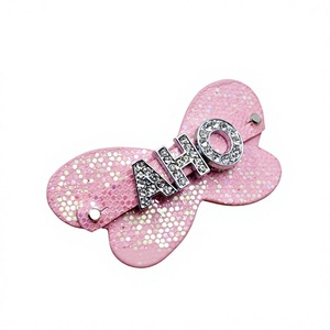 Pinzas para el pelo de perro personalizadas, impermeables, con purpurina, en rosa, morado, azul, rojo y dorado, accesorios brillantes para Navidad y todas las estaciones, dulces. - Product Image 2