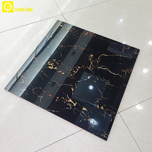 Azulejos de Cerámica de 600x600, Azulejo de Porcelana de Doble Carga, Súper Negro - Product Image 1